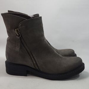 Bueno Galena Suede Moto Boots Ankle Size 36